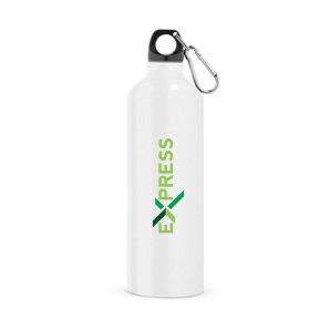 Large aluminium bottle for promotions, 800ml