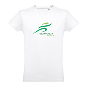 Cotton T-shirt with printed corporate logo