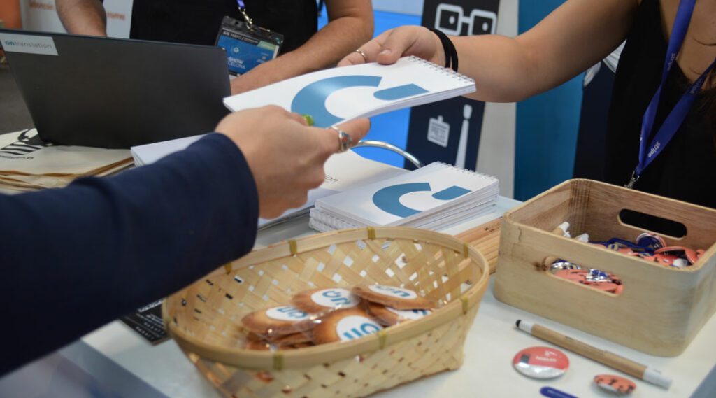 Stand at a trade fair