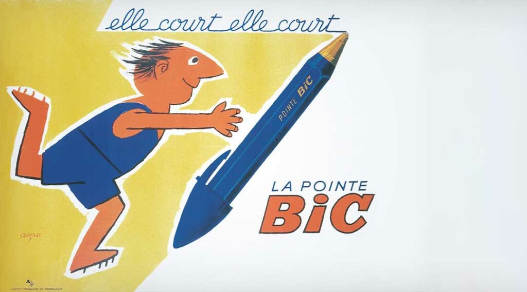 old BIC pen advertisement 