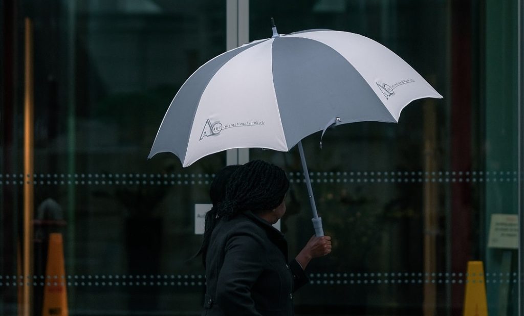 umbrella with logo