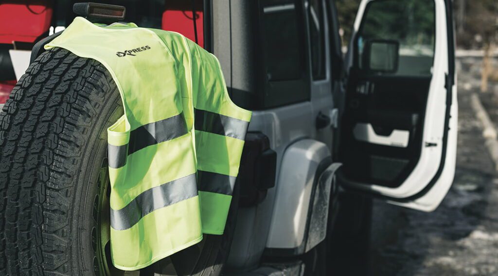 Corporate high-visibility vest