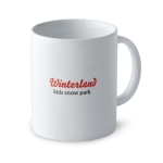 Our bestselling ceramic coffee cup, 300 ml white colour second main view