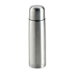 Stainless steel thermos flask with a cup lid, 500 ml matt silver colour