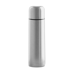 Stainless steel thermos bottle with all-round print, 500 ml matt silver colour