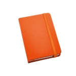 Pocket notebook with sticky notes, Sketch orange colour