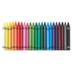 Box of 30 coloured wax crayons to give as a gift beige colour fifth view