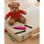 Wooden, 66 piece painting case set, ideal for youth promotions wood colour second ambient view