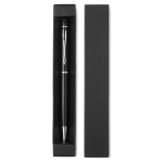 Elegant touch ballpoint pen in black or white in a box black colour