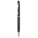 Elegant touch ballpoint pen in black or white in a box black colour second view