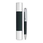 Exclusive metal ballpoint pen with black ink for gifting black colour