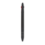 3-colour ballpoint pen with stylus as an advertising medium black colour