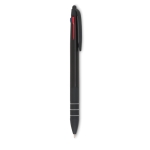 3-colour ballpoint pen with stylus as an advertising medium black colour second view