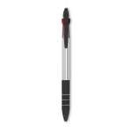 3-colour ballpoint pen with stylus as an advertising medium silver colour