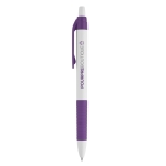 Affordable ballpoint pen, Color Grip violet colour image with logo