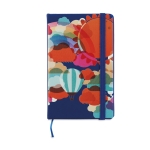 Notebook with soft PU cover, A5 blue colour second main view