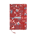 Notebook with soft PU cover, A5 red colour third main view