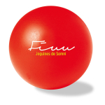 Custom stress ball, classic style, available in various colours red colour main view