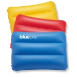 Comfortable, inflatable, beach air cushion blue colour second main view