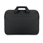 Document bag made of polyester with adjustable strap black colour third view