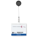 Extendable clip for name badges for promotional events third view