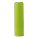 Affordable lip balm with vanilla aroma, SPF15 lime colour