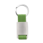 Metal keyring in various colours lime colour second view