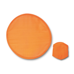 Flexible, foldable disc made of nylon with matching case orange colour