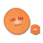 Flexible, foldable disc made of nylon with matching case orange colour