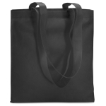 Affordable non-woven bag in attractive colours, 80 g/m2 black colour