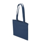 Affordable non-woven bag in attractive colours, 80 g/m2 blue colour second view