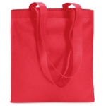 Affordable non-woven bag in attractive colours, 80 g/m2 red colour