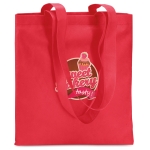 Affordable non-woven bag in attractive colours, 80 g/m2 red colour main view