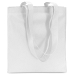 Affordable non-woven bag in attractive colours, 80 g/m2 white colour