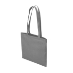 Affordable non-woven bag in attractive colours, 80 g/m2 grey colour second view