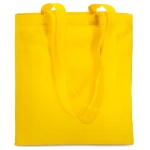 Affordable non-woven bag in attractive colours, 80 g/m2 yellow colour