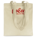 Affordable non-woven bag in attractive colours, 80 g/m2 ivory colour main view