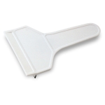 Affordable ice scraper for winter promotions white colour second view