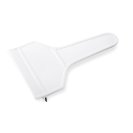 Affordable ice scraper for winter promotions white colour fifth view