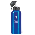 Aluminium sports bottle for outdoor activities, 600 ml blue colour main view