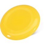 Plastic frisbee, for summer giveaways, Ø 23 cm yellow colour