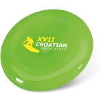 Plastic frisbee, for summer giveaways, Ø 23 cm green colour main view