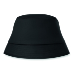 Bucket hat in different colours made of cotton black colour