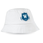 Bucket hat in different colours made of cotton white colour second main view