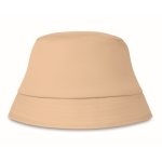 Bucket hat in different colours made of cotton beige colour