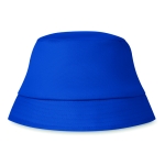 Bucket hat in different colours made of cotton royal blue colour