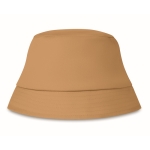 Bucket hat in different colours made of cotton khaki colour