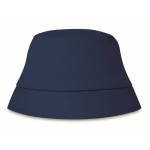 Bucket hat in different colours made of cotton navy-blue colour