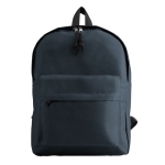 Children's backpack made of 600D polyester with front pocket blue colour