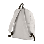 Children's backpack made of 600D polyester with front pocket grey colour second view